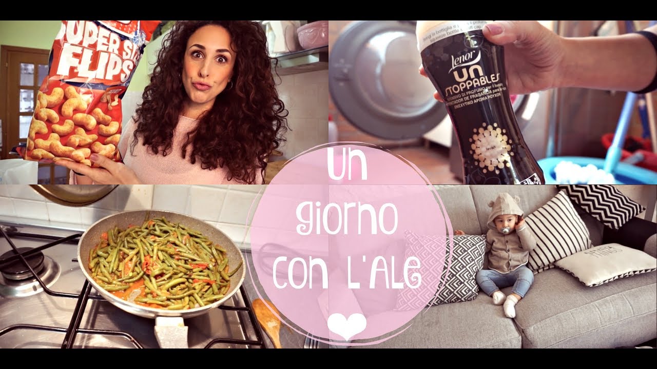 VLOG IMPROVVISATO / SVUOTA LA SPESA LIDL / NUOVA LAVATRICE ❤ UN GIORNO CON L'ALE