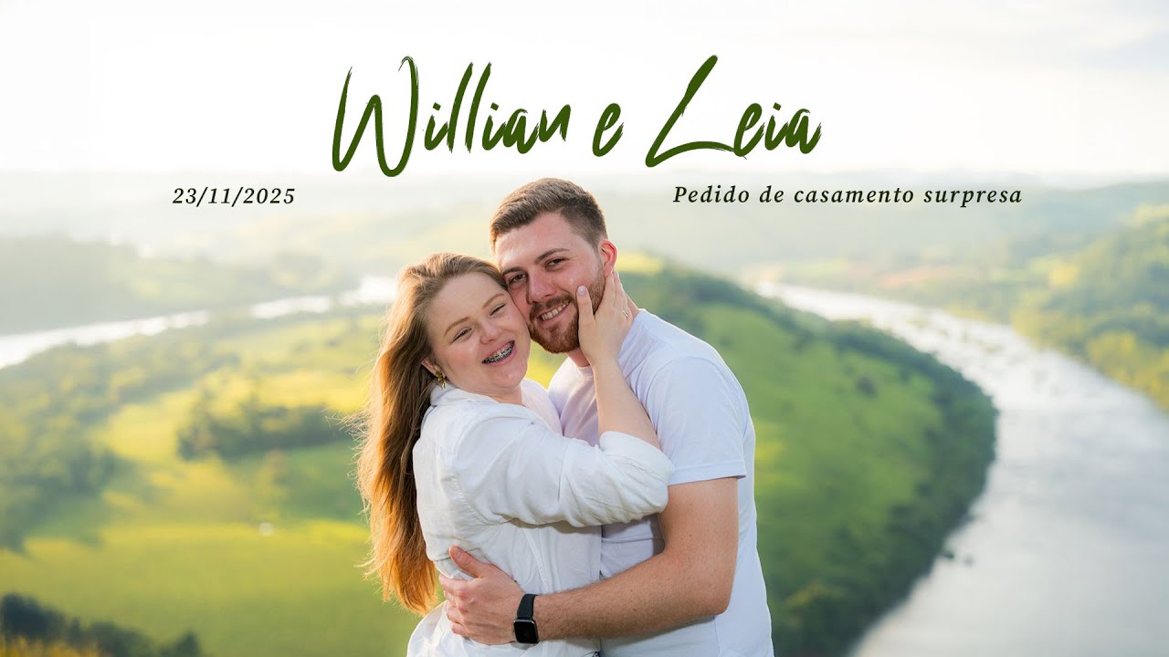Willian e Leia - Pedido de Casamento Surpresa