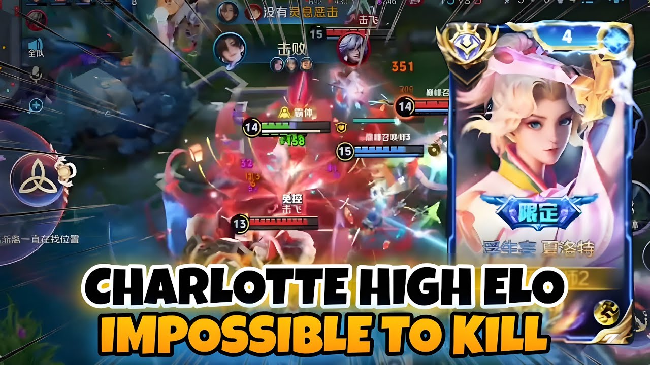 TOP 2 CLASH LANE CHARLOTTE AT PEAK 2600 🔥 THEY CAN’T KILL HER — CAN’T IGNORE HER | HONOR OF KINGS