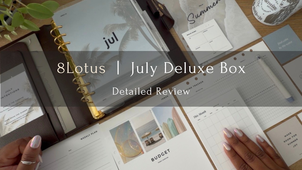 8Lotus, июль 2026: Deluxe Box | Подробный обзор | The Planner Aisle
