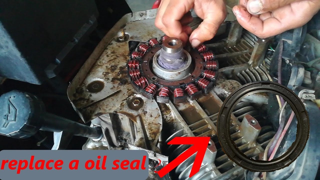 How to replace a leaking oil seal!! ¢ Kohler engine