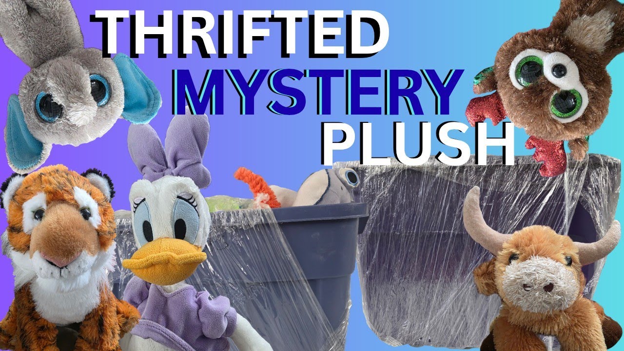 Распаковка секонд-хенда Mystery Plush Lounge от Goodwill. Часть 5. Beanie Boos. Мягкие игрушки Di...