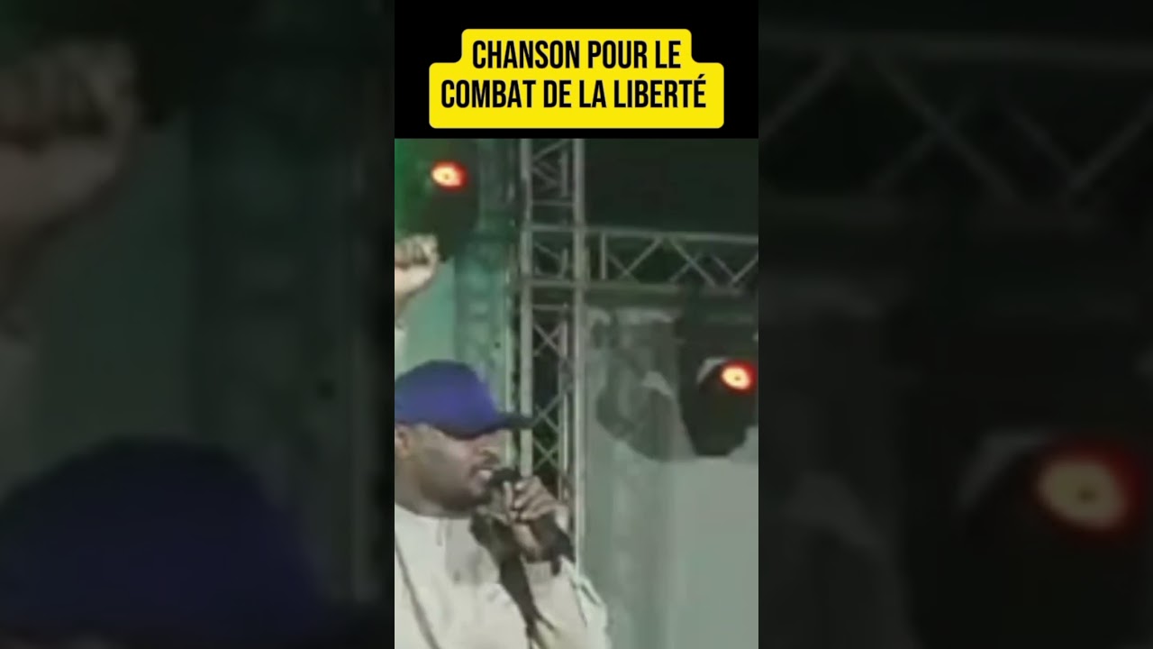 Guy marus Sagna chante le combat de la libert&eacute;.