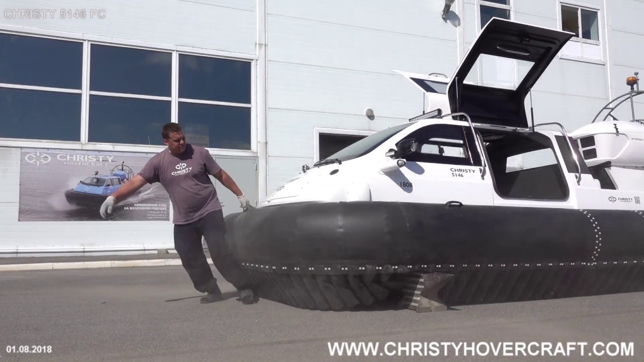Amphibious properties Hovercraft Christy 5146 FC