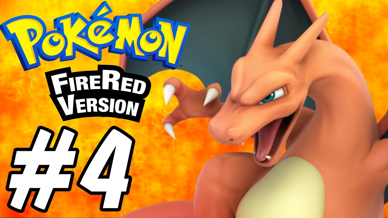 Pokemon Fire Red Gameplay Walkthrough PART 4 (Gameboy Advance)