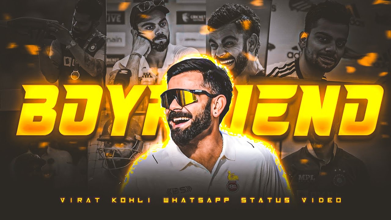 💥🔥Boyfriend ft. Virat Kohli • Virat🔥 Kohli 4k WhatsApp  Status • Cric Motionz 💥💨