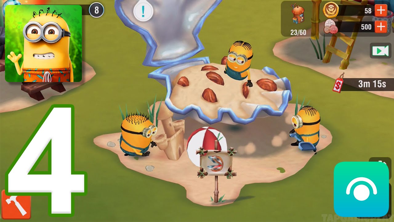 Minions Paradise - Gameplay Walkthrough Part 4 - Level 5-8 (iOS, Android)