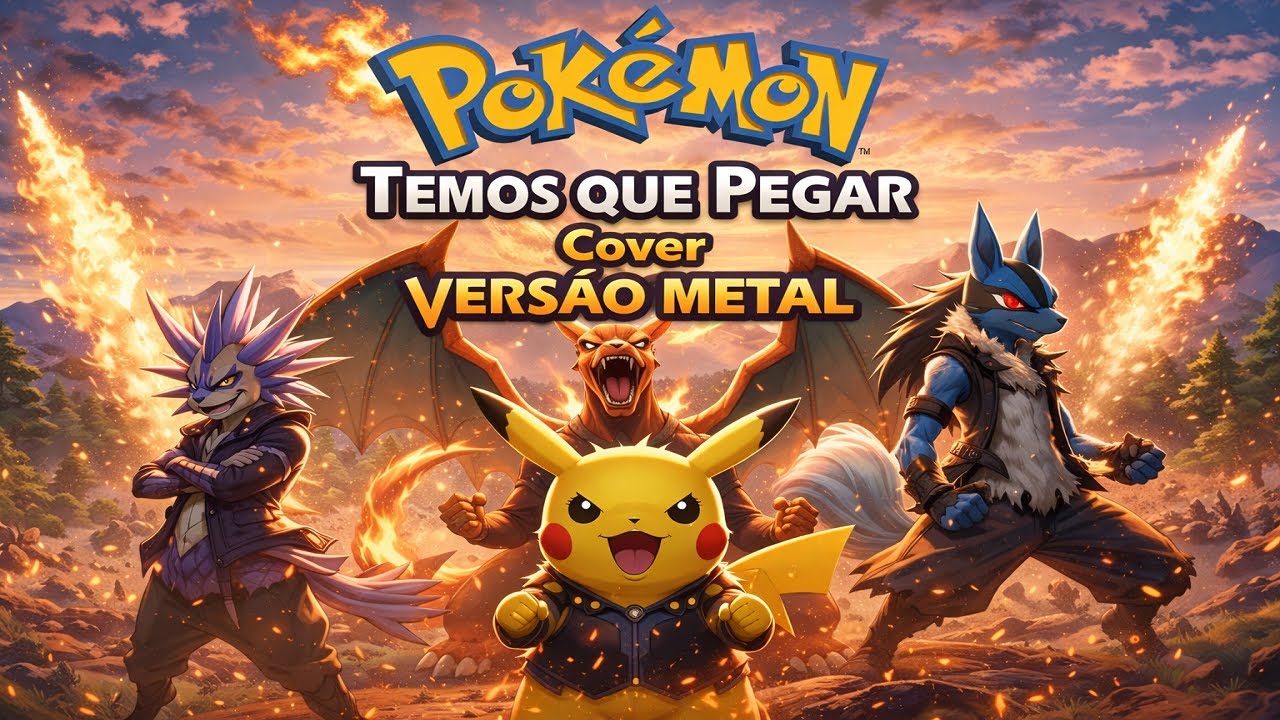 POKEMON – TEMOS QUE PEGAR Cover METAL 🔥 Nostalgia Pesada