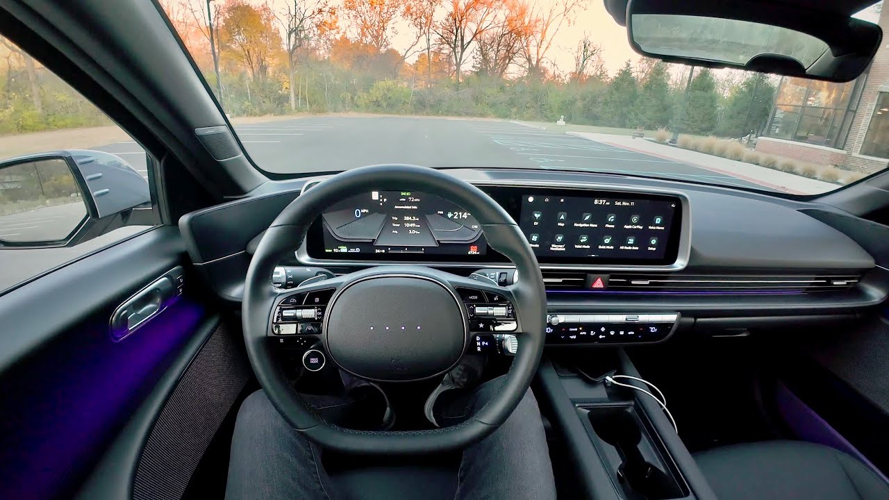 Hyundai Ioniq 6 Limited AWD 2023 года — обзор от первого лица (Sunrise Drive)