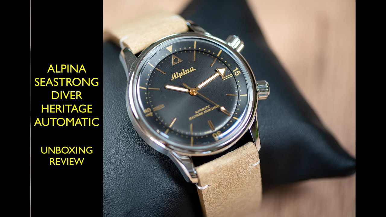 Alpina Seastrong Diver Heritage Automatic AL-520BY4H6 Watch | Review Valjoux Relogios
