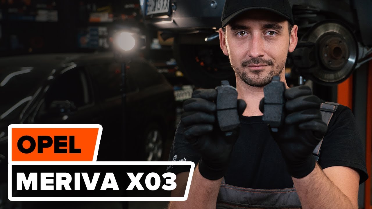 OPEL MERIVA A Bremsbeläge hinten wechseln [AUTODOC TUTORIAL]