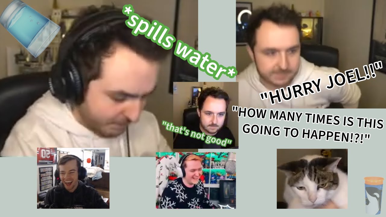Every Time Joel (SmallishBeans) Has Spilt Water on His Keyboard