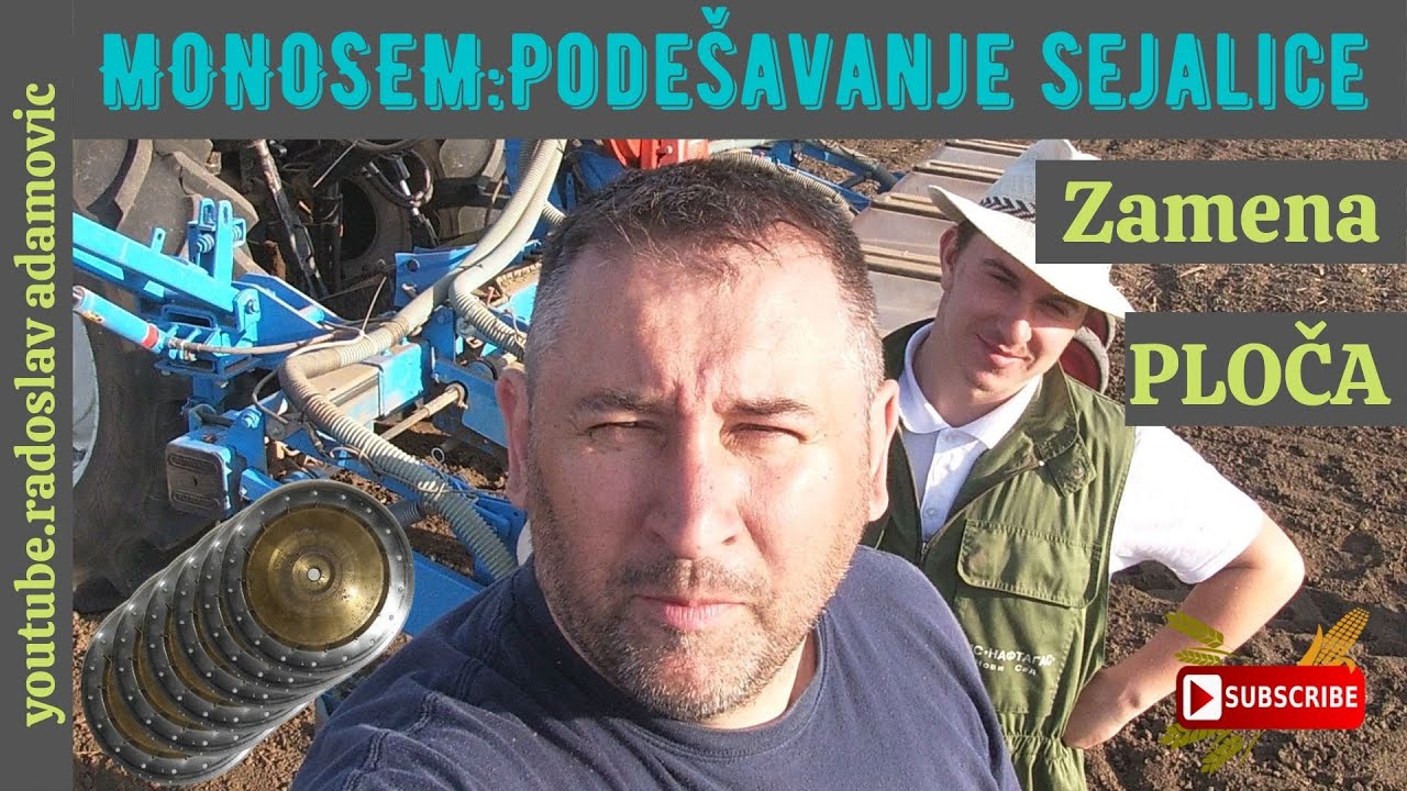 MONOSEM: PODEŠAVANJE SEJALICE ( Zamena ploča ) , Monosem: How to change seed plates