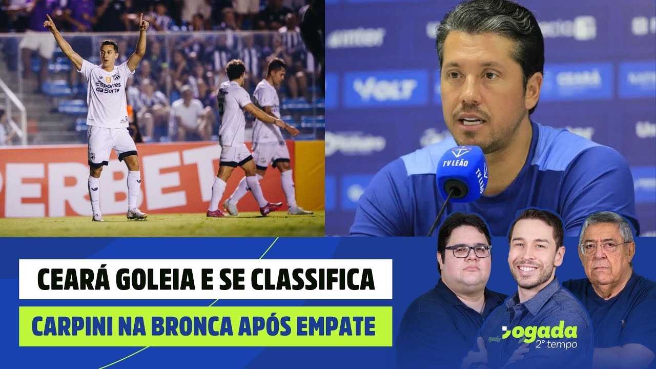 CEARÁ GOLEIA E SE CLASSIFICA | CARPINI NA BRONCA APÓS EMPATE | JOGADA 2º TEMPO 02/02/2026