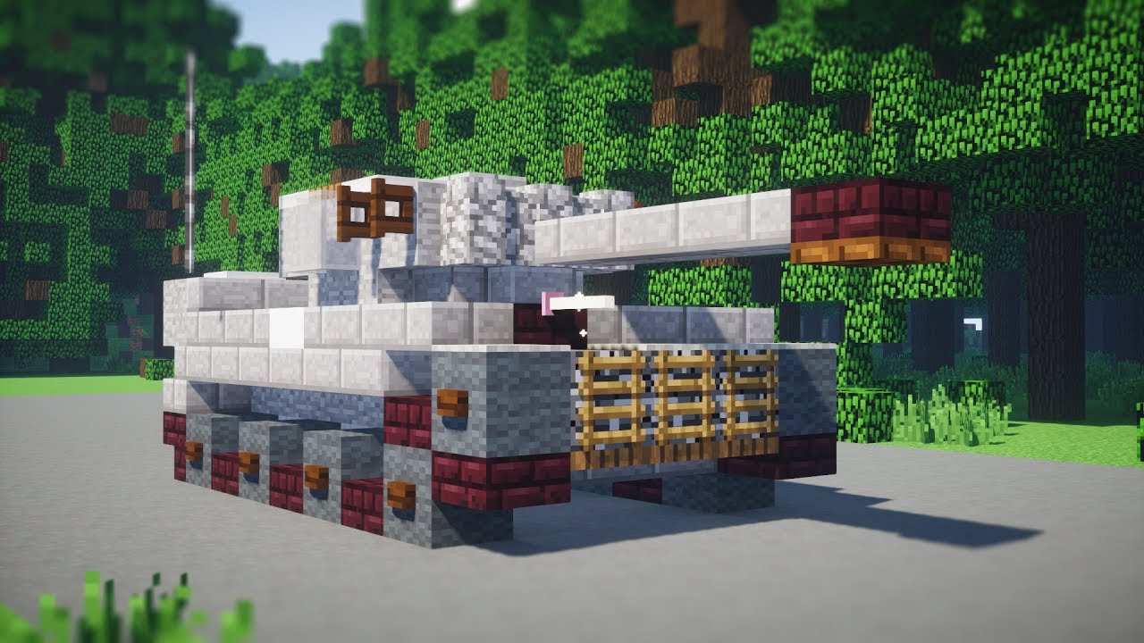 Обучающее руководство по тяжелому танку Minecraft Tiger I
