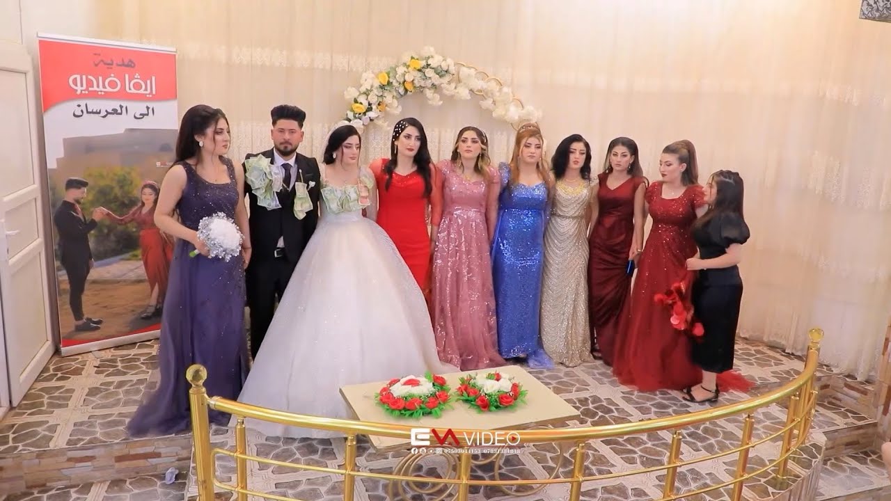 الفنان قاسم سموقي  حفلة زفاف درويش  و خيرية قاعة ازادي شنكال جزء 6