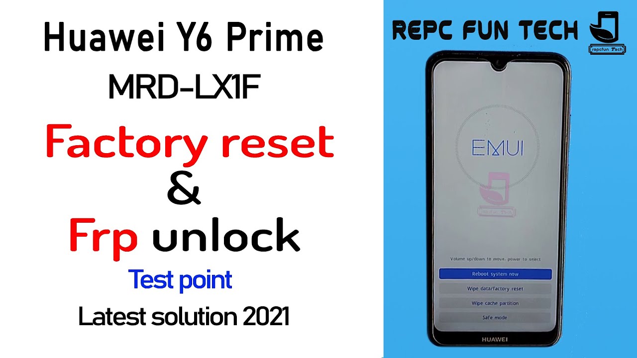 Huawei y6 prime 2019 factory reset | huawei y6 prime 2019 test point frp