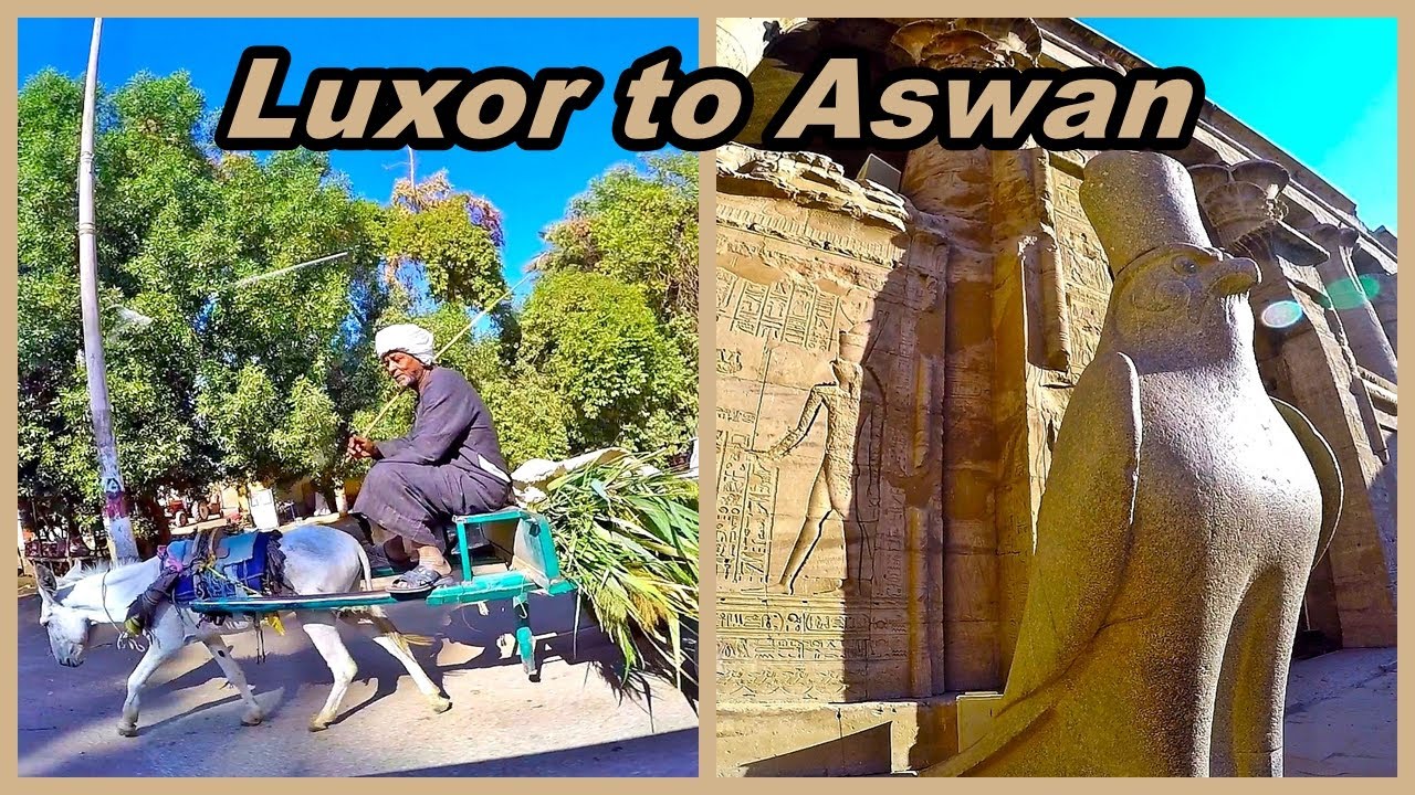 Egypt : Luxor to Aswan by private car including Edfu and Kom Ombo temples