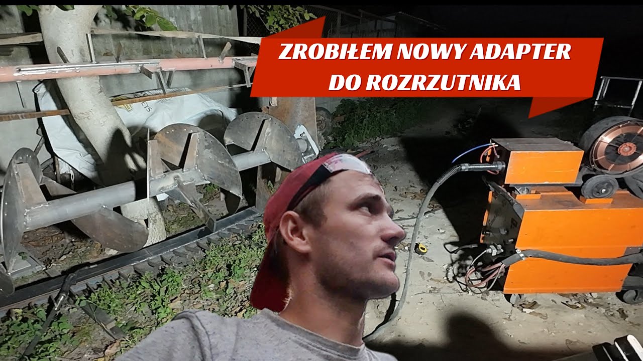 ZROBIŁEM NOWY ADAPTER DO ROZRZUTNIKA ROLLAND CONIC