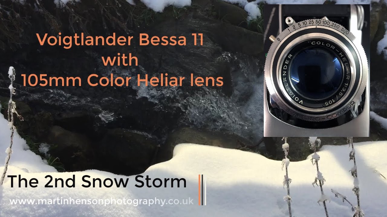 Voigtlander Bessa 11, цветной объектив Heliar, второй снегопад