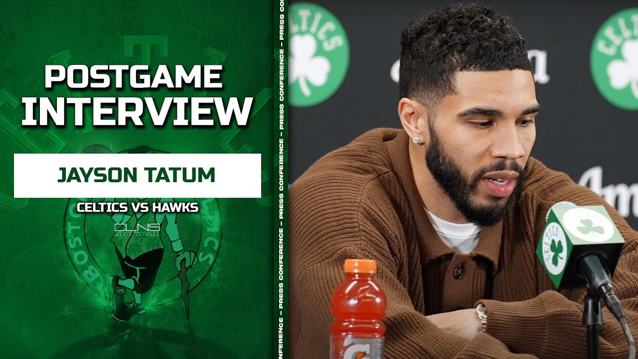 Jayson Tatum's Scuffle With Okungwu Was For GARY WASHBURN | Celtics vs Hawks Postgame