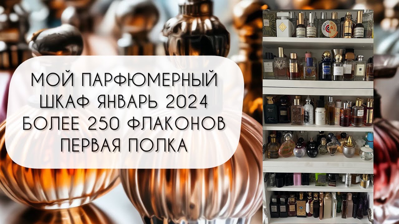 ВЫ ЭТО ЖДАЛИ!\ МОЙ ПАРФЮМЕРНЫЙ ШКАФ 2024\ ПЕРВАЯ ПОЛКА\ БОЛЕЕ 250 ФЛАКОНОВ