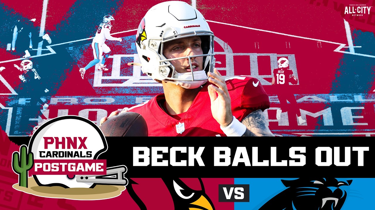 POSTGAME: Carson Beck BALLS OUT For Arizona Cardinals In Hall Of Fame Preseason Debut VS Panthers