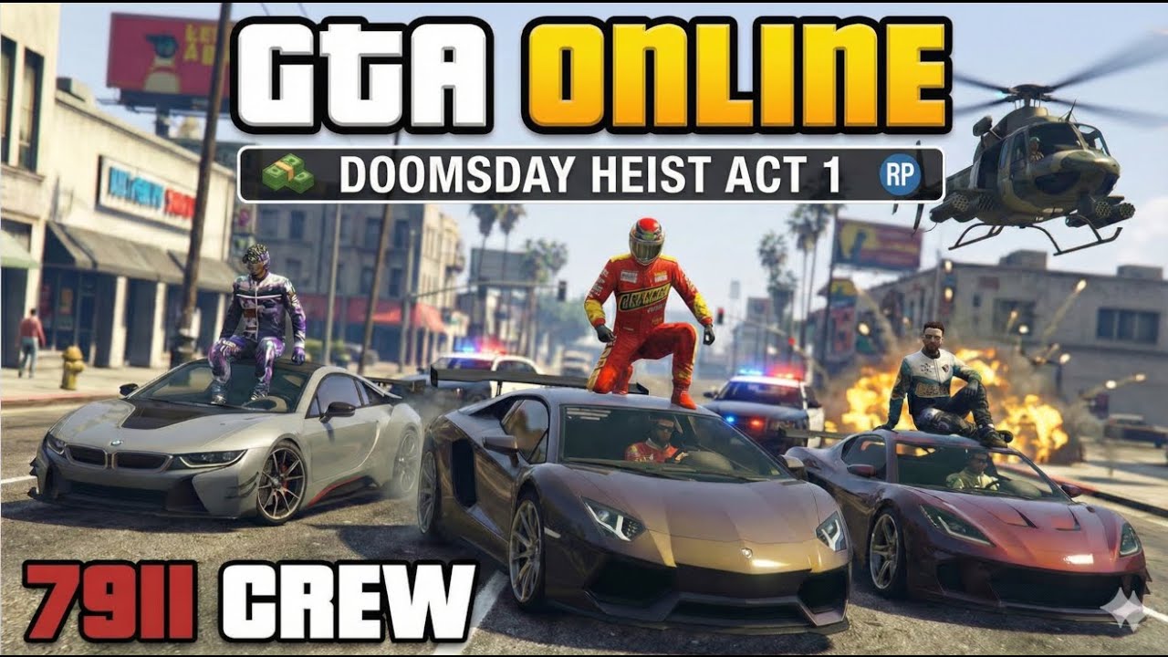 GTAV - Online | First time Doomsday Heist of @antonio.92123 