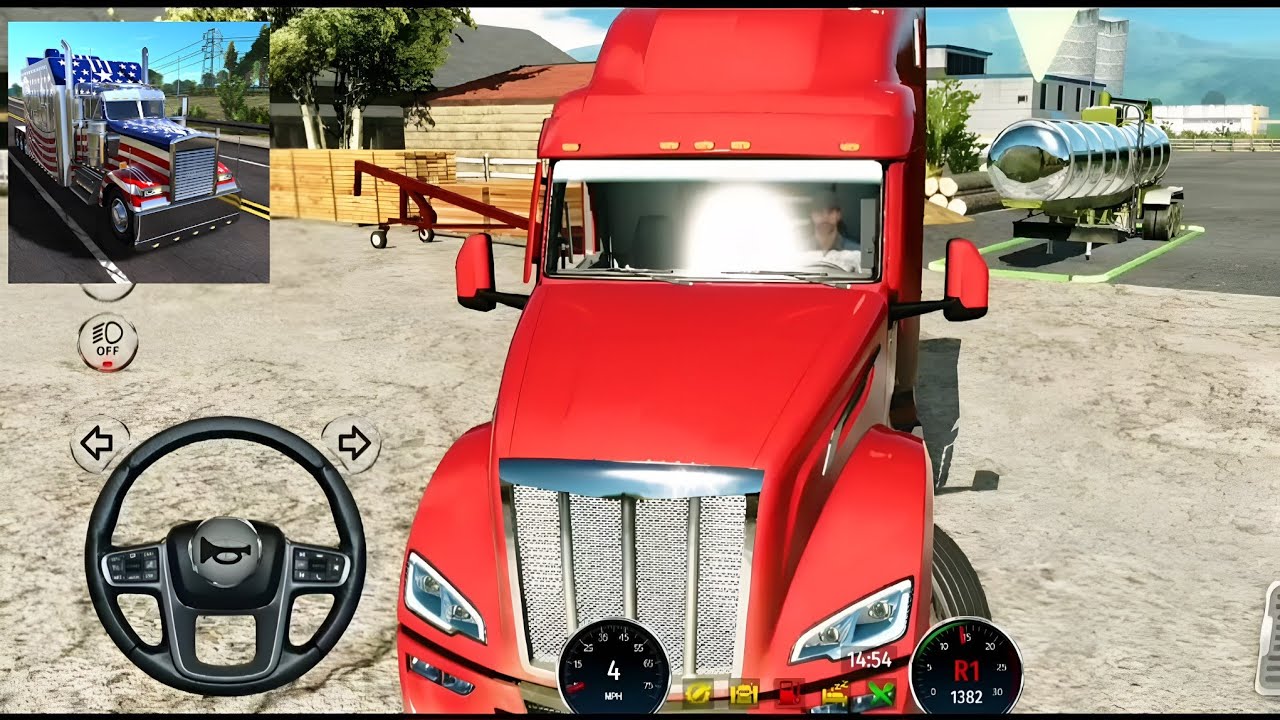 Truck Simulator Drive USA EVO | Truck Upgrade 🚛 | Augusta to Wilmington Android Gameplay #7 