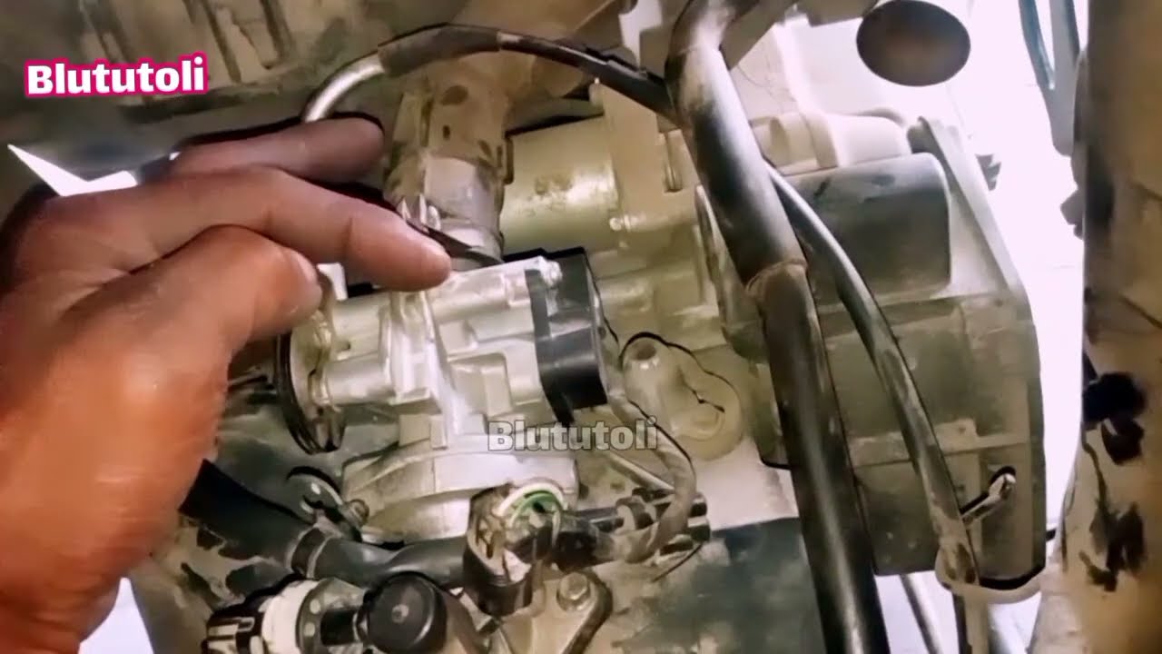 Suzuki address brebet, setelan gas, seting motor injeksi