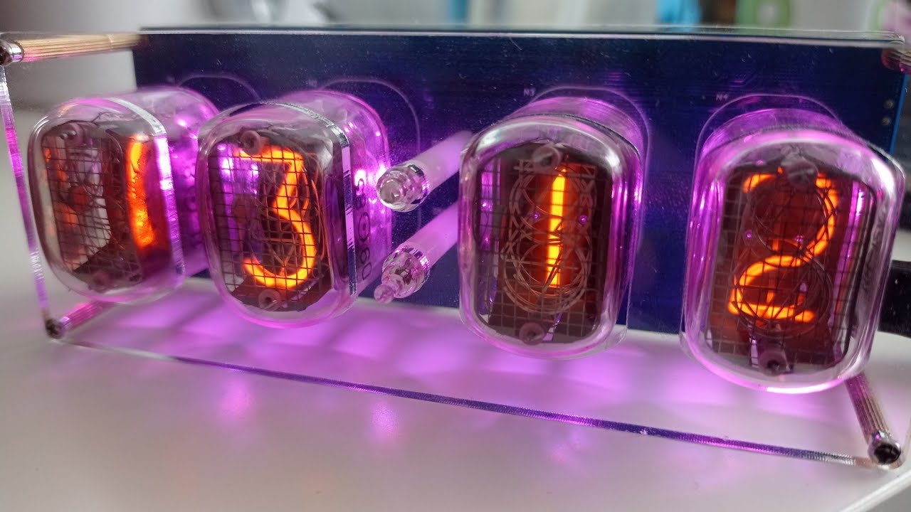 DIY Nixie Clock Assembly