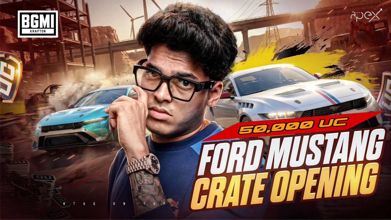     💥 NEW FORD MUSTANG CRATE OPENING | 50,000 UC | JONATHAN GAMING @JONATHANGAMINGYT 