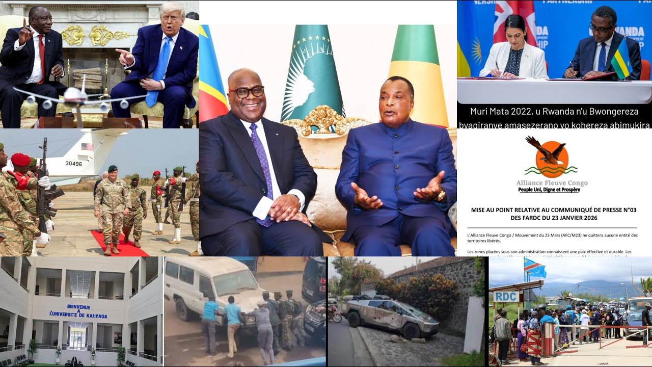 270126: KUTUBAHIRIZA WASHINGTON ACCORDS BIHENUYE KAGAME NA FPR. RAMAPHOSA ASEZEYE MURI G20.  AFRICOM