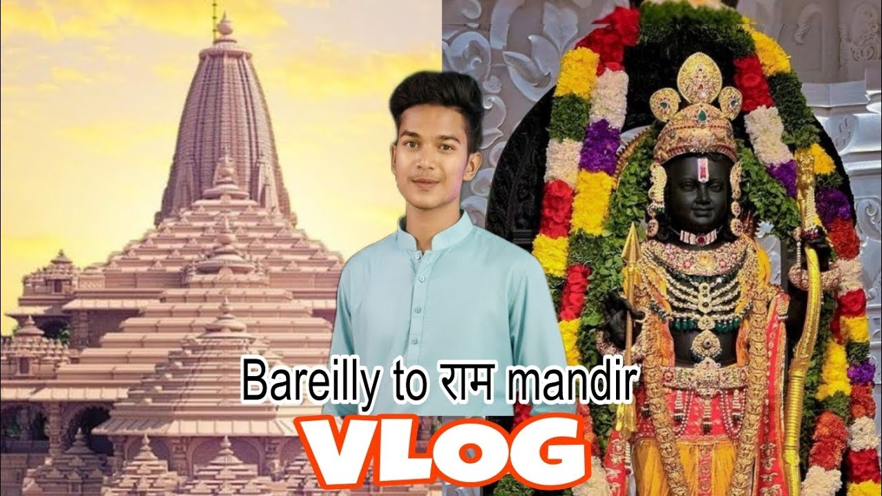 Bareilly to Ram 🚩 Mandir | Shivansh.kumar_bly | Ram mandir vlog #trending #viralvlogs #vlog 