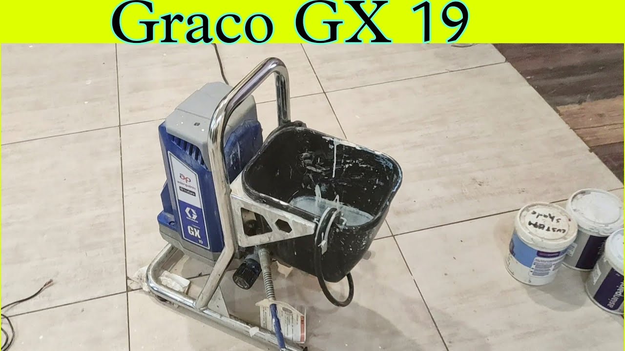 Asian paint Graco GX-19 demo test in Kawardha | Best painting machine for home painting work