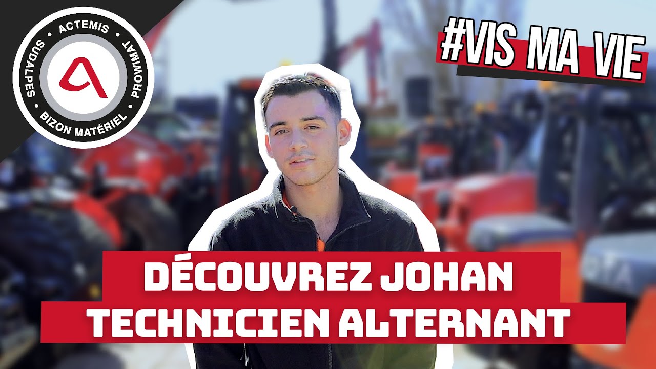 #VISMAVIE : D&eacute;couvrez Johan - Technicien Alternant | Actemis