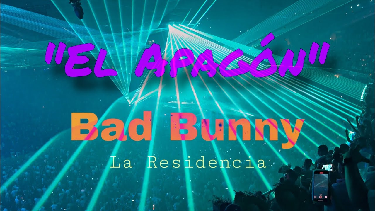 Bad Bunny &ldquo;El Apag&oacute;n&rdquo; #badbunny #elapagon #dtmf #coliseodepuertorico #conciertobadbunny #puertorico