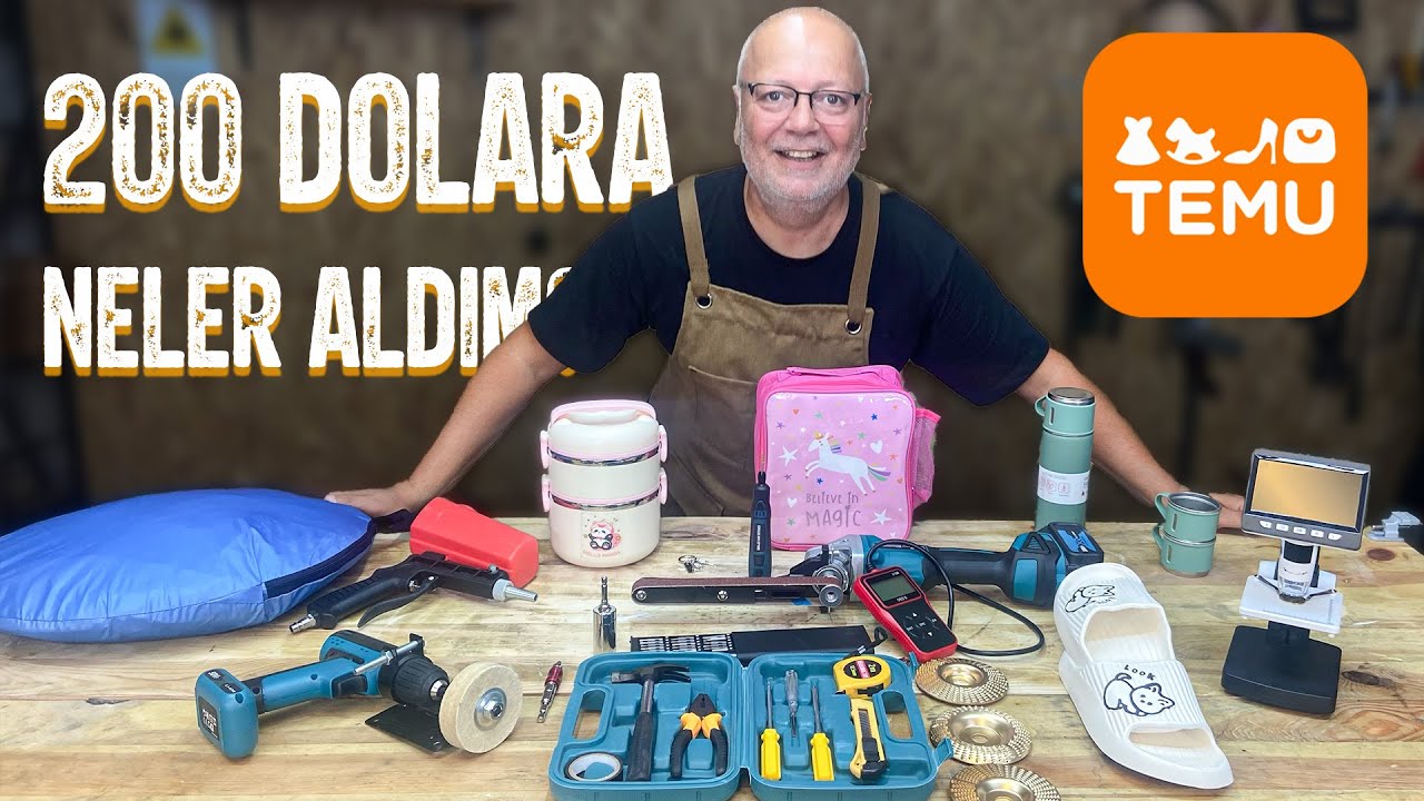 TEMU'DAN İLK KEZ ALIŞVERİŞ YAPTIM - 200 DOLARA DÜNYALARI ALDIM