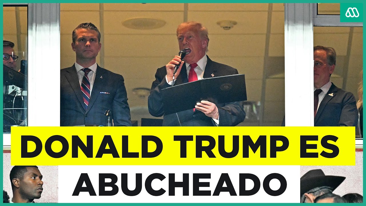 Donald Trump recibe 'pifias' durante histórica aparición en partido de la NFL