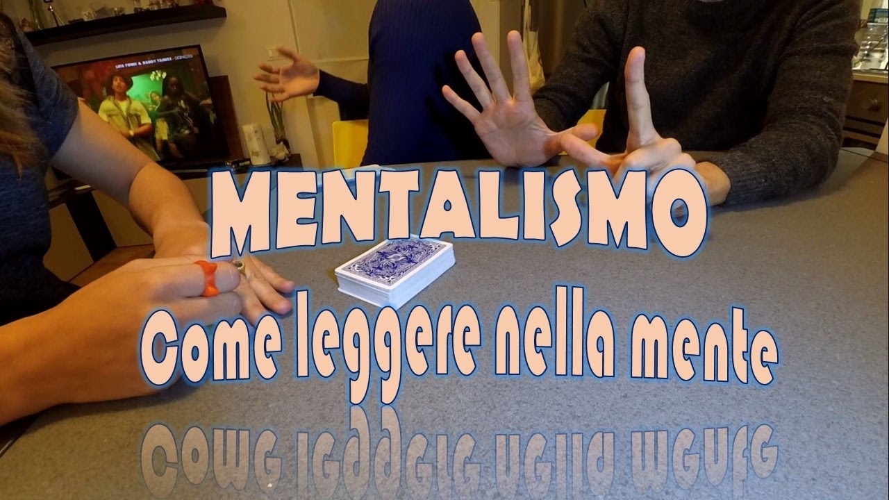 MENTALISMO prevedere la carta dello spettatore - leggere nel pensiero TUTORIAL mentalism