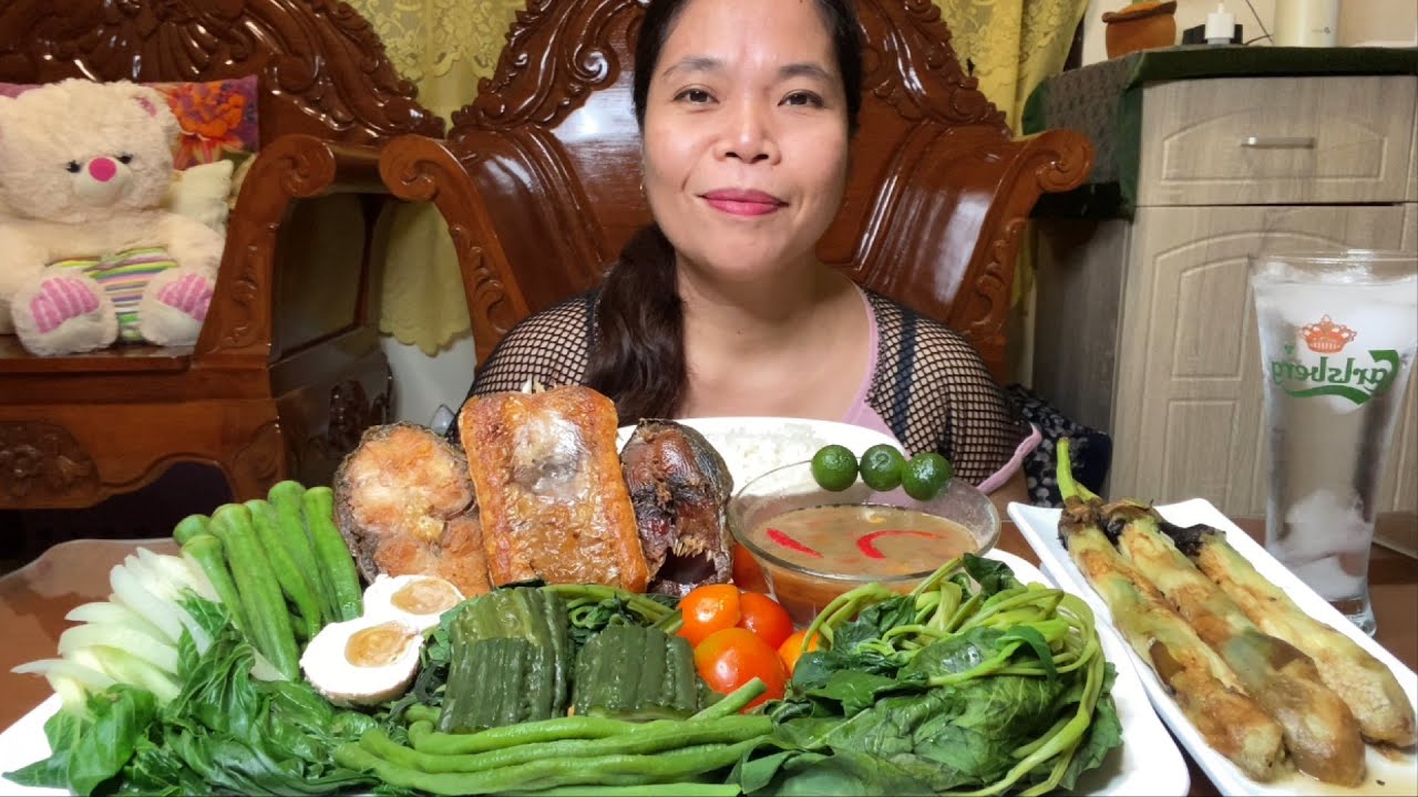 STEAM VEGGIES | PRITONG ISDA | BAGOONG ISDA |  MUKBANG | ASMR | FILIPINO FOOD