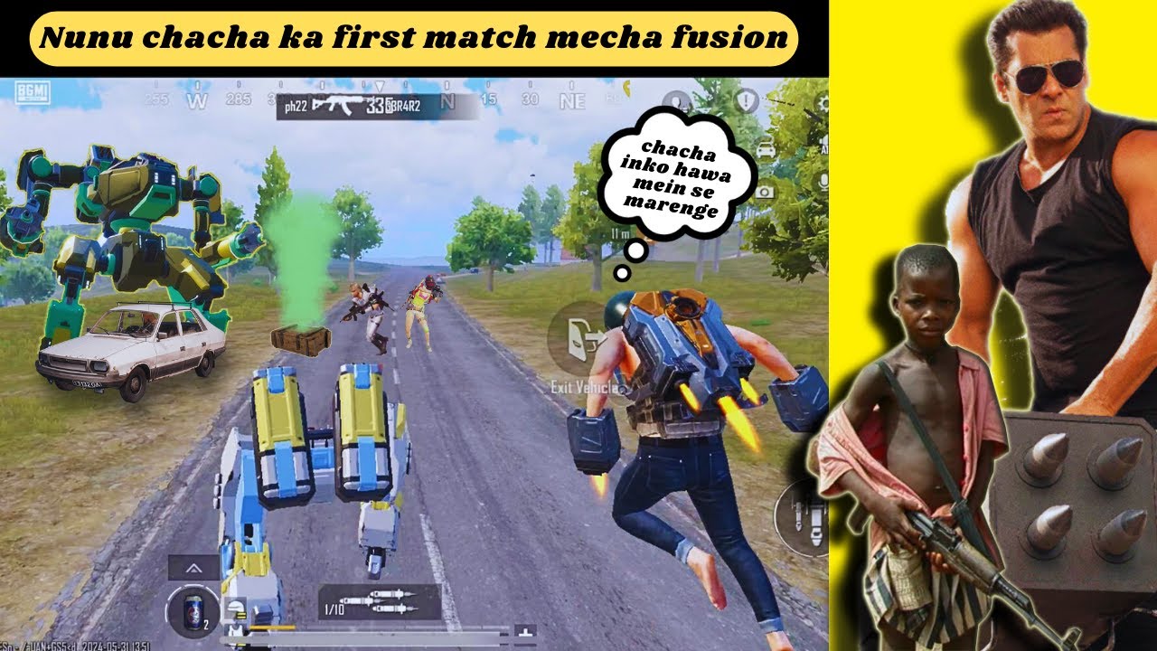 Mecha Fusion mein nunu chacha ka dhamaal |BGMI|