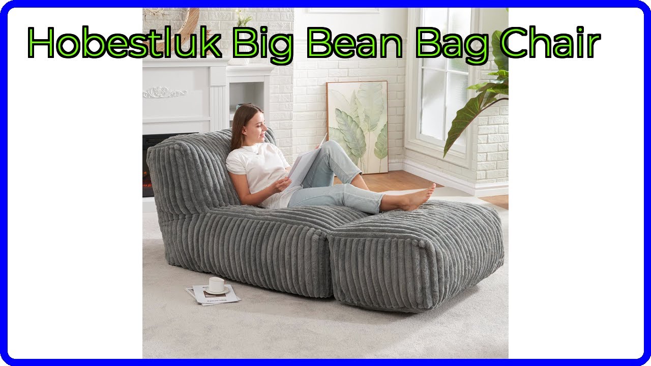 REVIEW (2026): Hobestluk Big Bean Bag Chair. ESSENTIAL details.