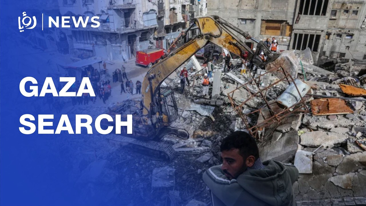 Civil defense teams search for remains after Gaza war