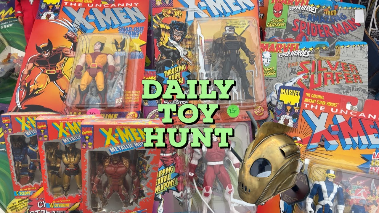 Finding my Childhood Toys at This awesome Swap Meet?? ( Daily Toy Hunt)