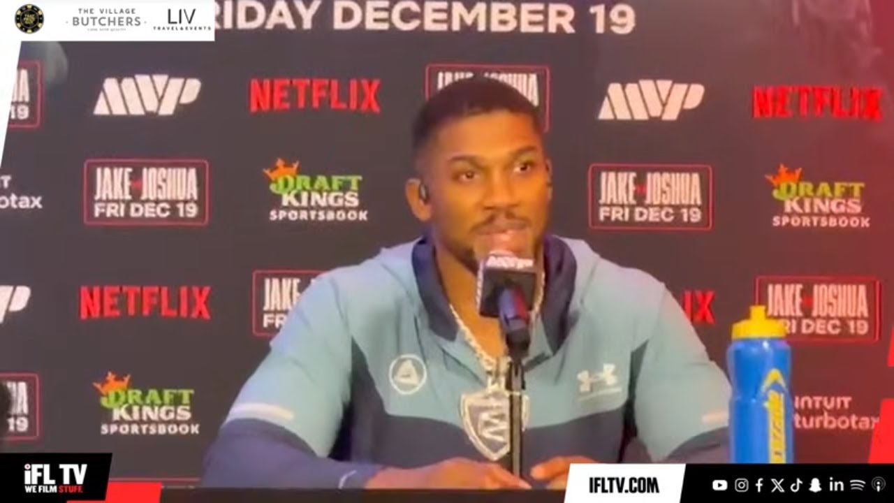 ANTHONY JOSHUA OPENS UP EXCLUSIVELY ON JAKE PAUL FIGHT