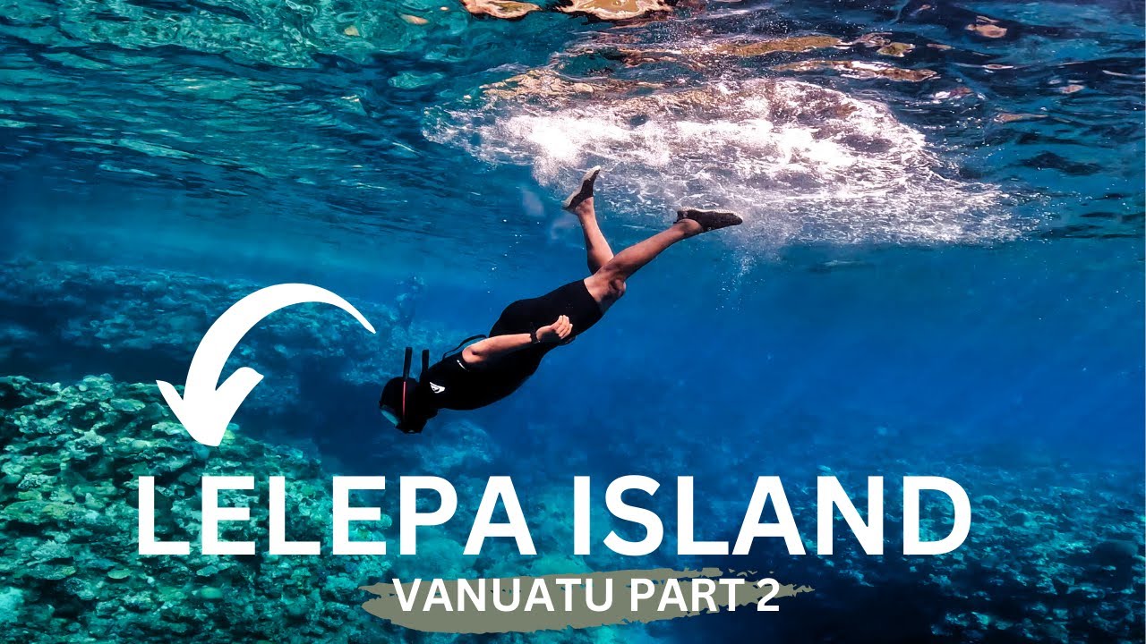 Lelepa Island Tour Vanuatu Part 2 4k || Snorkelling Cave Exploration & Village Tour || Beachfront .