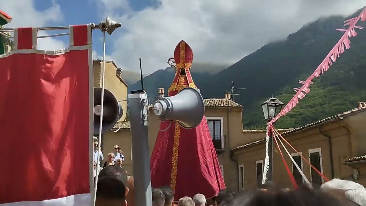 Uscita processione di San Donato d'Arezzo San Donato Val di Comino FR  7/8/23