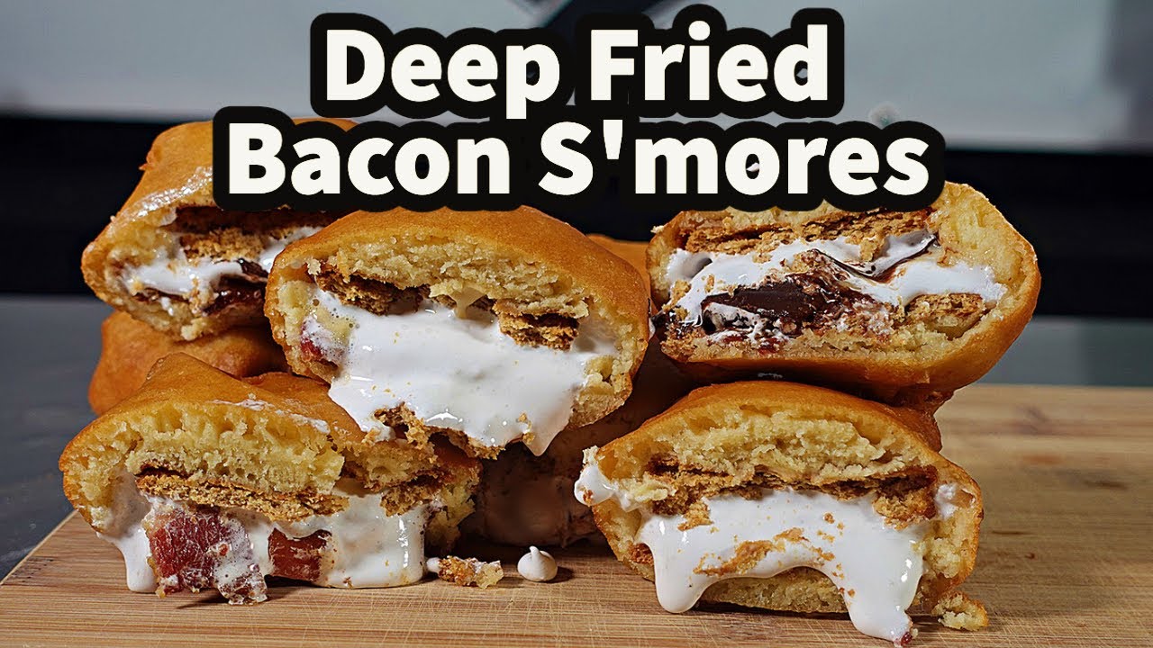 Deep Fried Bacon S'mores