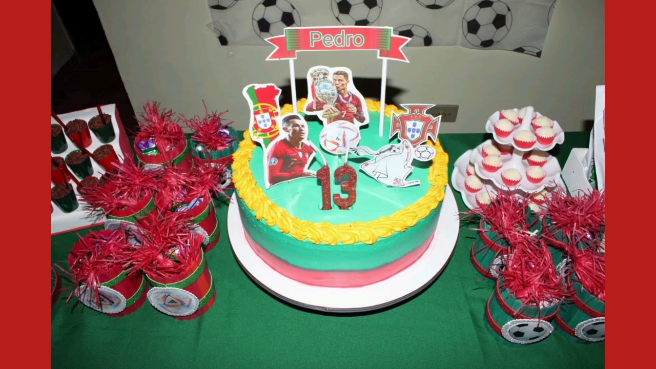 Festa simples tema Portugal - Cristiano Ronaldo
